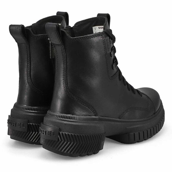 🆕SOREL Ona Ave Lace Up Waterproof Leather Boot Black 9 - Picture 5 of 13